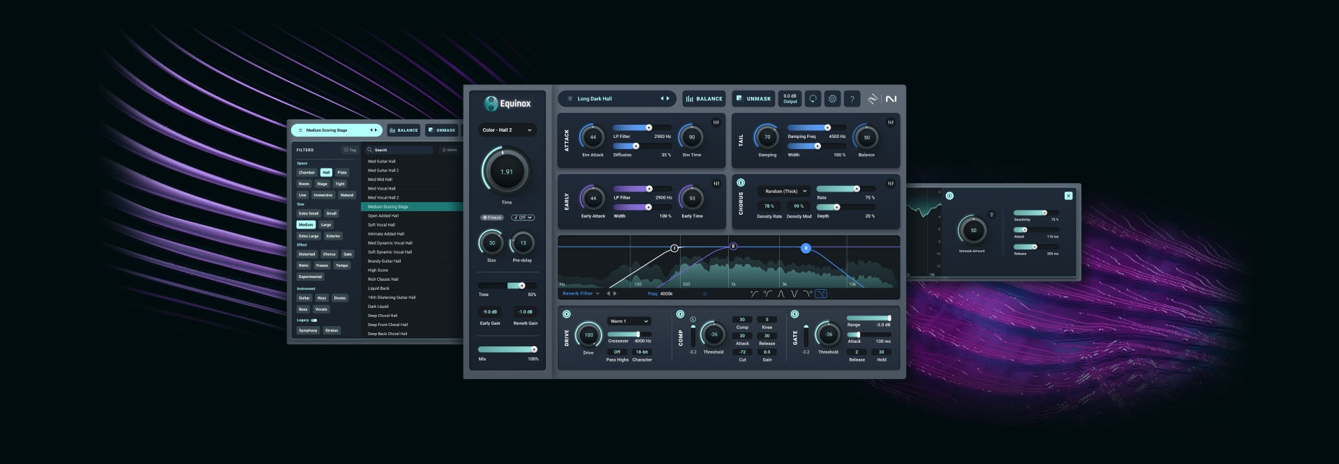 Introducing Equinox: immersive, adaptive reverb for music and post production