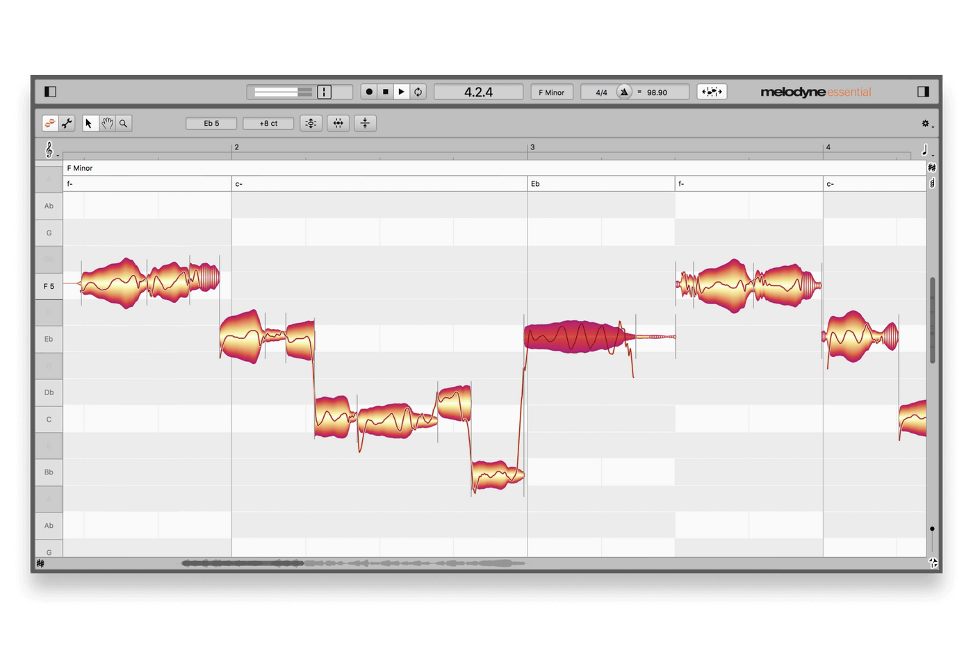 Mobile header showing a vocalist in a studio context for iZotope Nectar 4.
